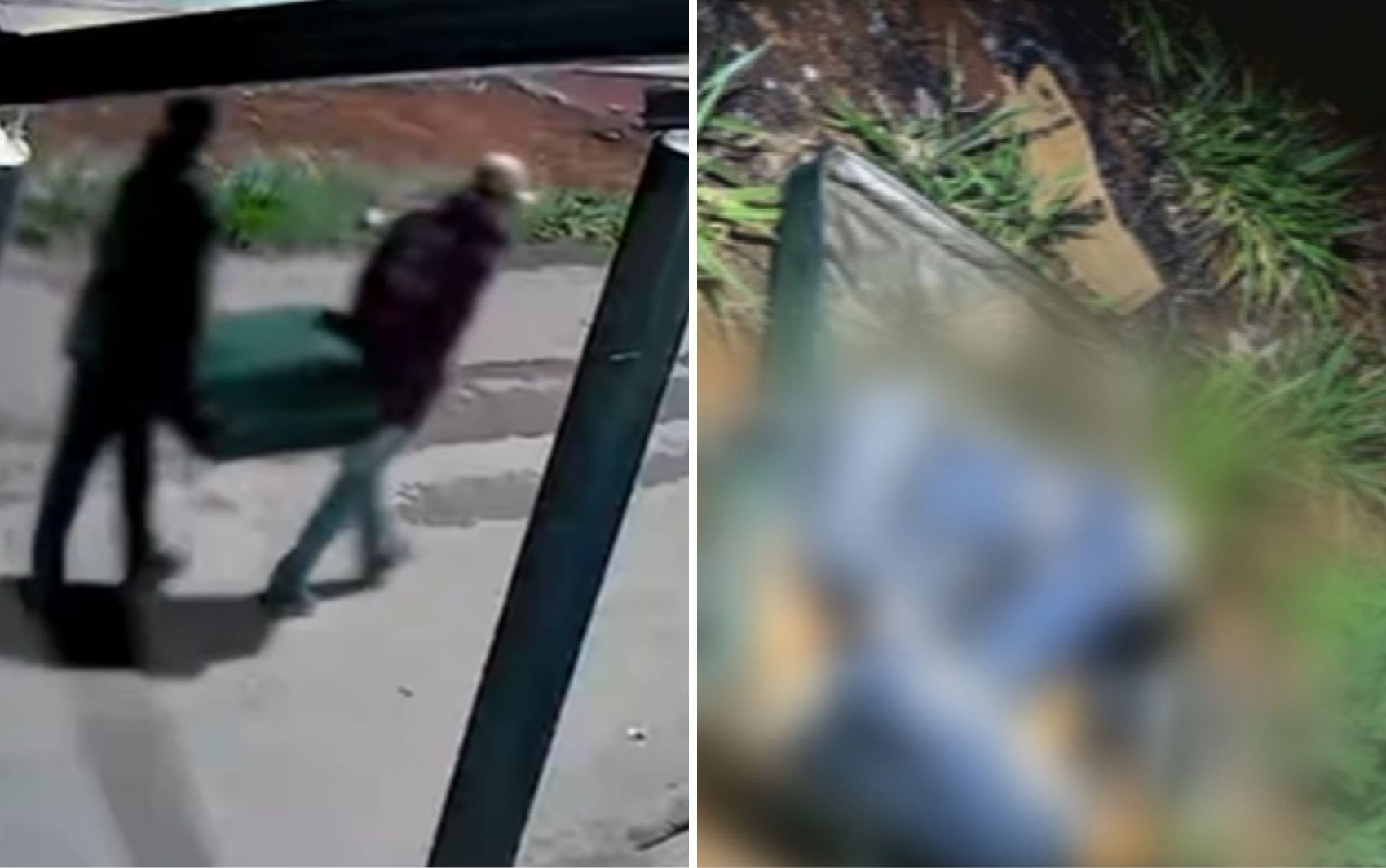 Corpo achado em mala: vídeo mostra quando dupla carrega mala em rua de Goiás
