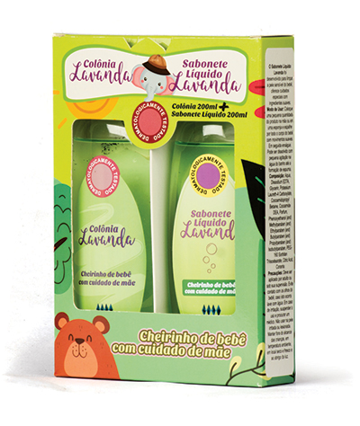 Pack Infantil Colônia + Sabonete Íntimo Lavanda 200ml